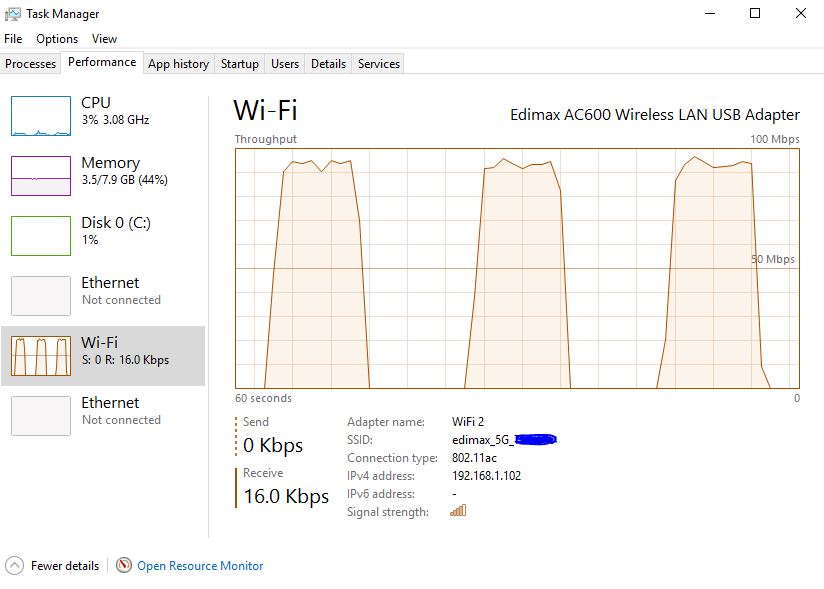Capture 5G Downstairs)260Mb Link Speed.JPG