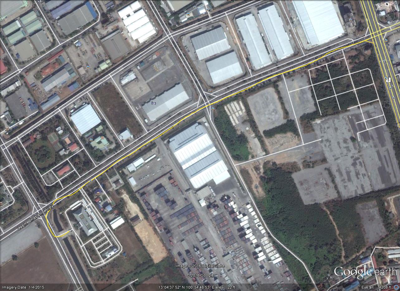 Laem Chabang Customs Bureau route.jpg