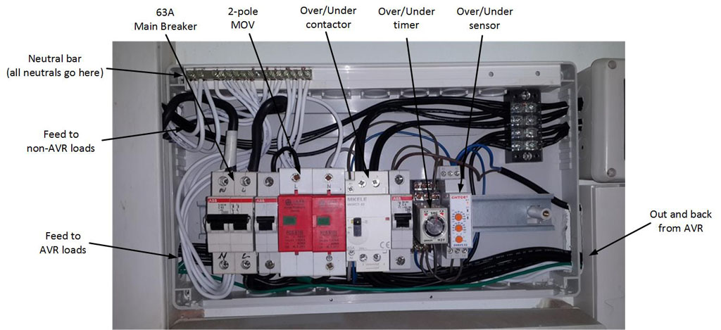 Installing an Automatic Voltage Regulator (AVR) - The Electrical Forum ...