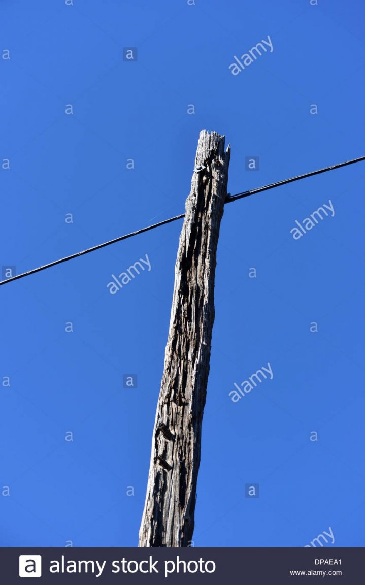 old-telegraph-pole-with-wire-strung-across-stark-against-a-deep-blue-DPAEA1.jpg