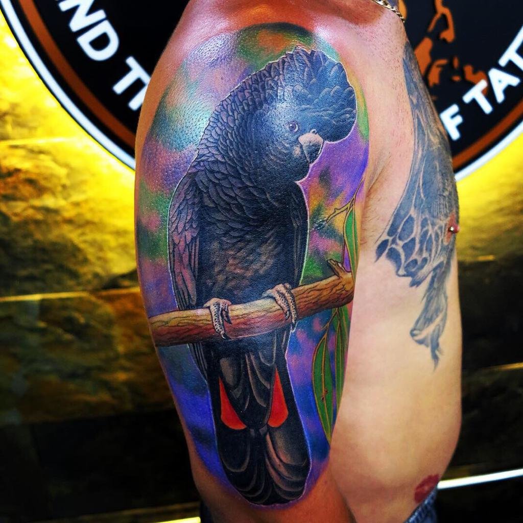 Colourful Cockatiel Tattoo At Inked In Asia Tattoo Studio Patong Phuket Thailand.jpeg