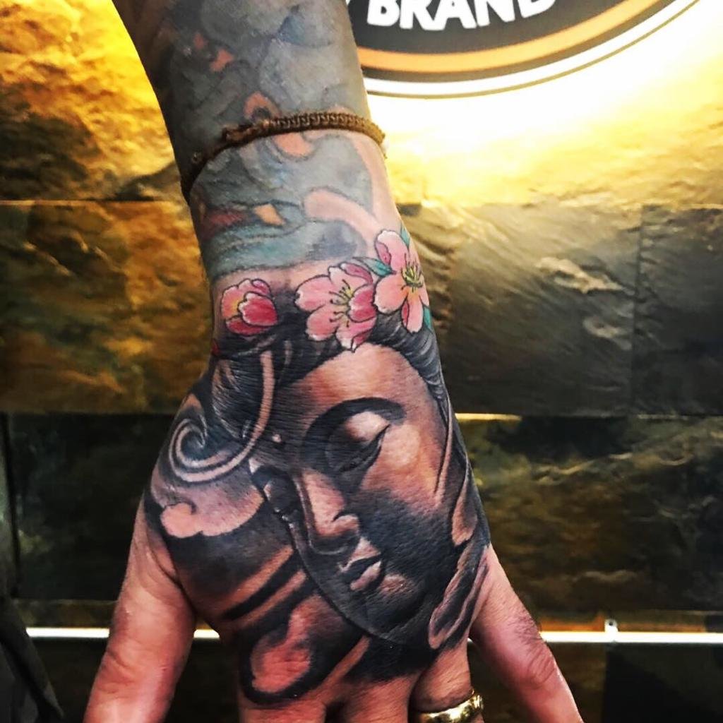 Buddha Hand Tattoo At Inked In Asia Tattoo Studio Patong Phuket Thailand.jpeg