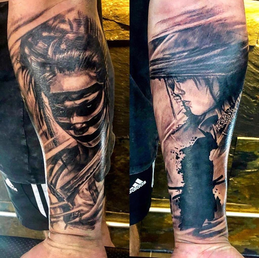 Japanese Style Half Sleeve Tattoo At Inked In Asia Tattoo Studio Patong Phuket Thailand.jpeg