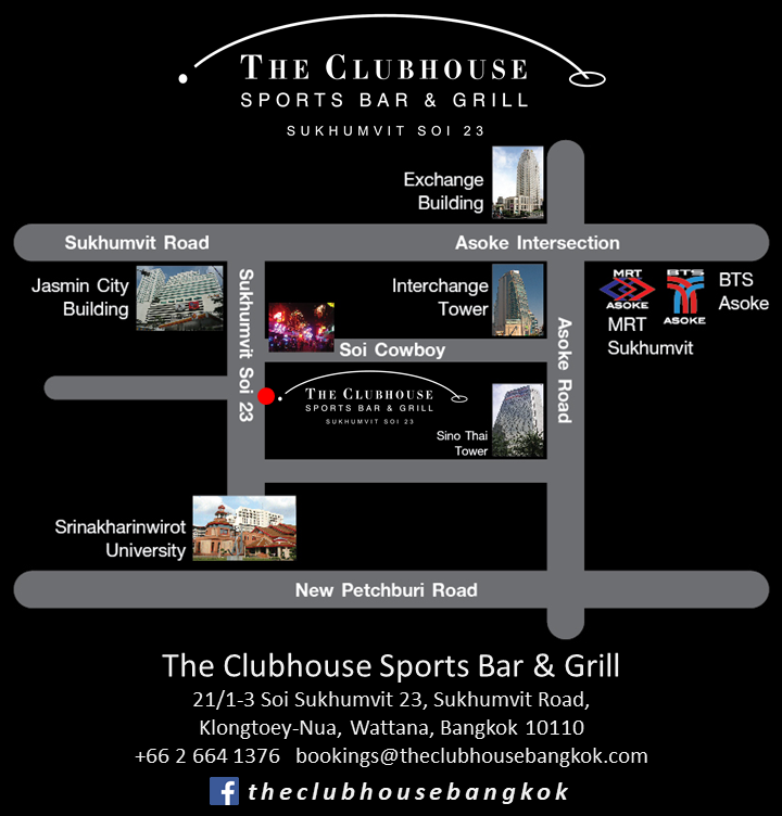 The Clubhouse Sports Bar & Grill - Map.png