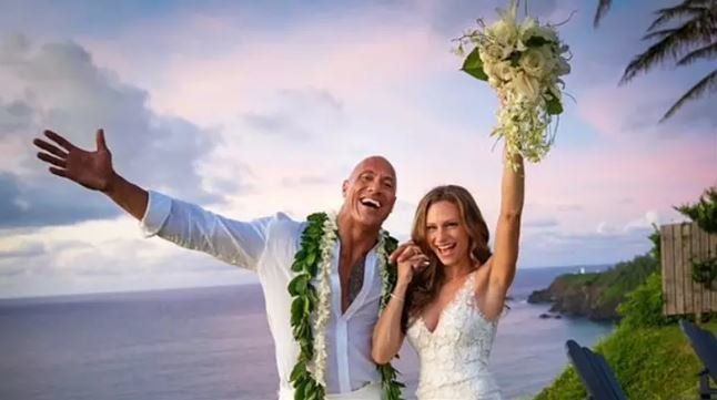 Dwayne The Rock Johnson Marries Long Time Girlfriend Lauren Hashian In Hawaii Entertainment