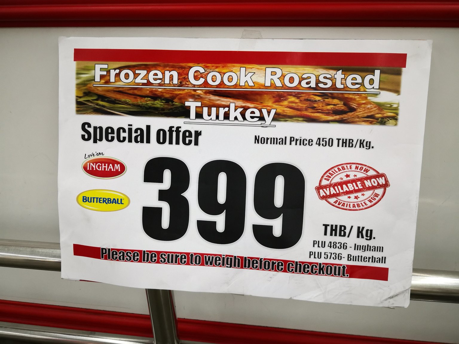 Premium Frozen Whole Turkey - Buy Fresh at Inghams