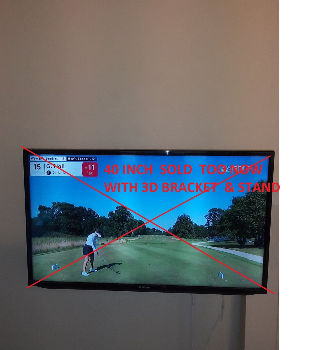 40 inch Samsung on 3D Wall  bracket , have orig.jpg