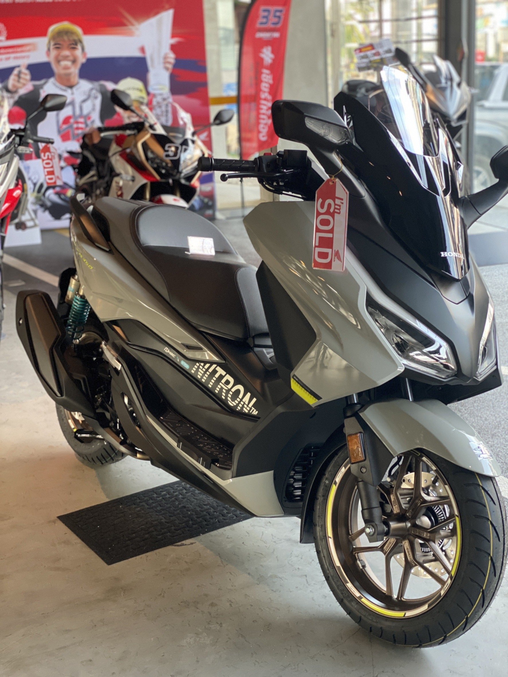 Thai Honda has released a limited edition Forza 350 Neon Edition. This  premium scooter is equipped with Nitron high-end R3 series with…