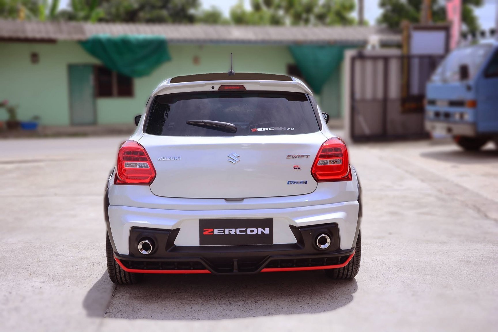 Custom-2018-Suzuki-Swift-with-Zercon-body-kit-rear.jpg