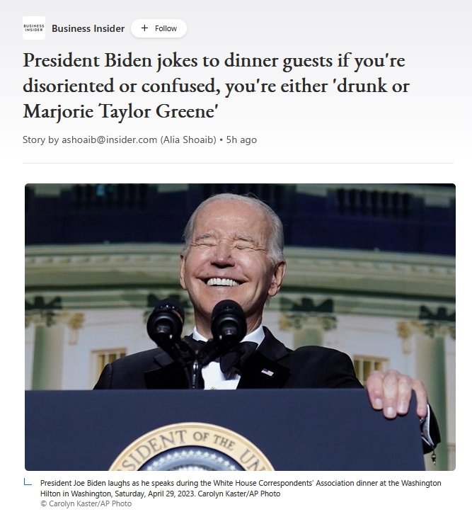 Biden takes shots during Washington Correspondents Dinner claiming Don ...