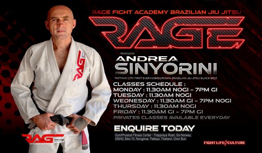Rage Fight Academy Pattaya – a World Class BJJ, MMA, Muay Thai Training,  Rooms Available at our Fight Camp along with visas - Muay Thai and Martial  Arts - Thailand News, Travel