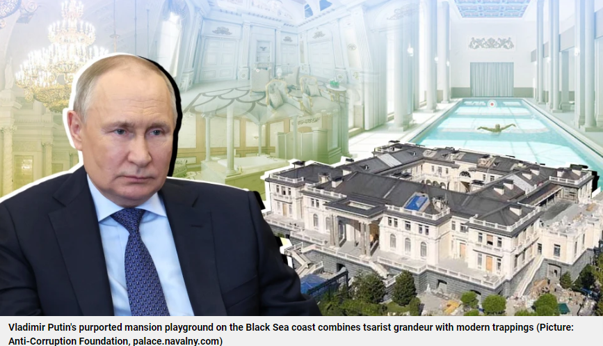 Inside the £1,000,000,000 Russian palace dubbed ‘Putin’s innermost ...