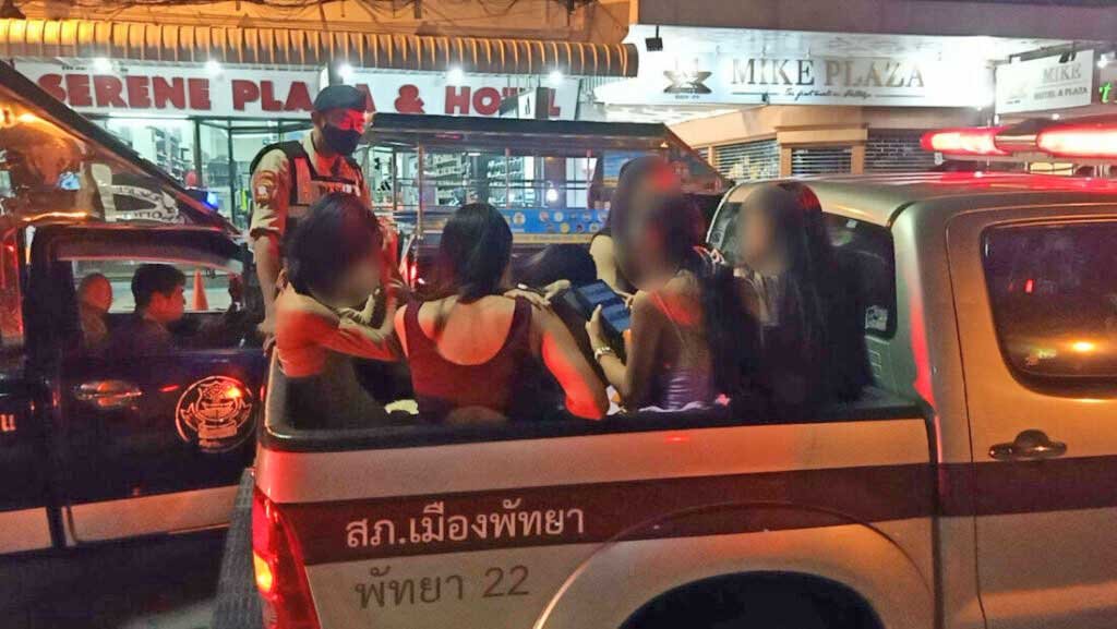 Police Sweep Pattaya Beaches Targeting Human Trafficking And Violence Pattaya News Thailand 2551