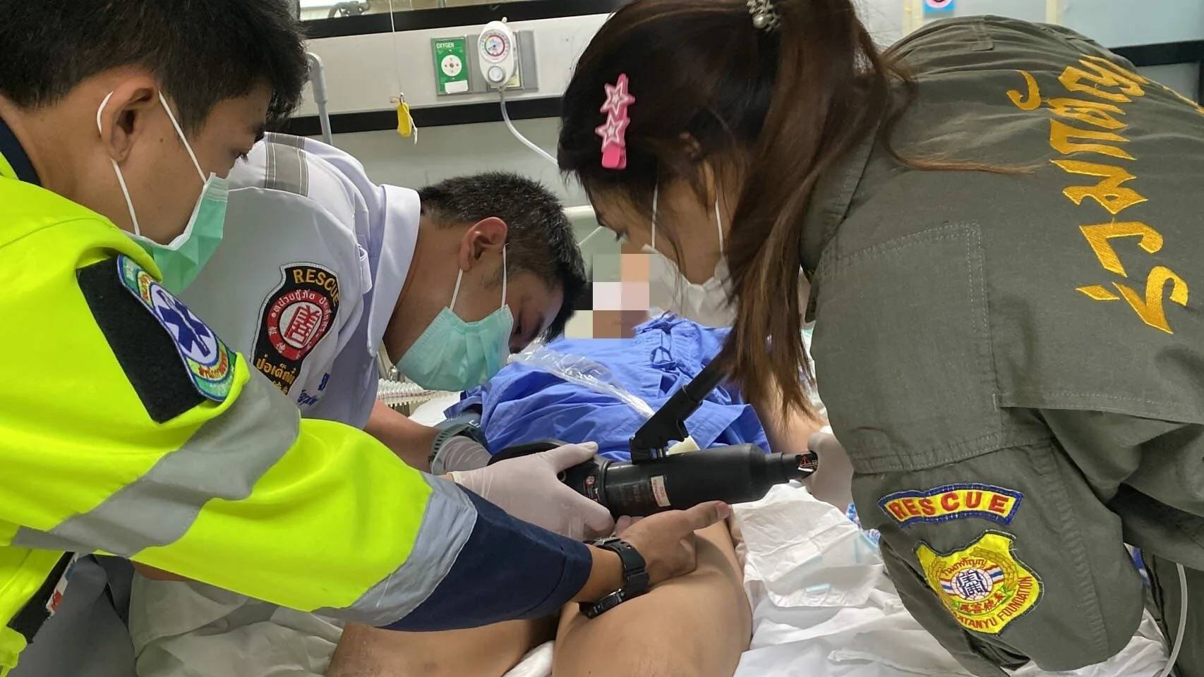 Bangkok rescue team pulls off penis ring after Thai man makes