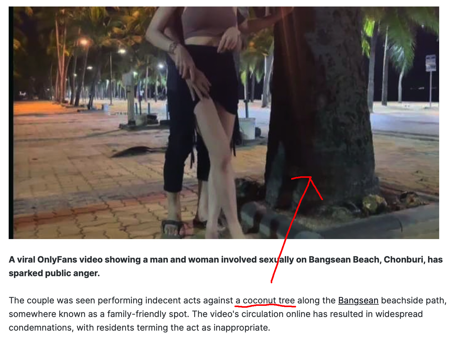 Outrage Over Public Indecency in OnlyFans Bangsean Beach Video - Pattaya  News - Thailand News, Travel & Forum - ASEAN NOW