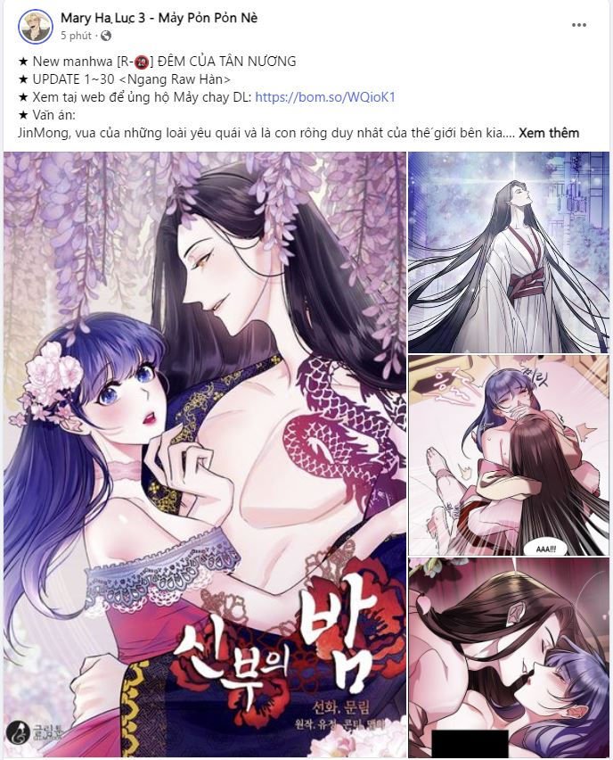 [18+] đêm của tân nương Chap 17.2 - Next Chap 17.1