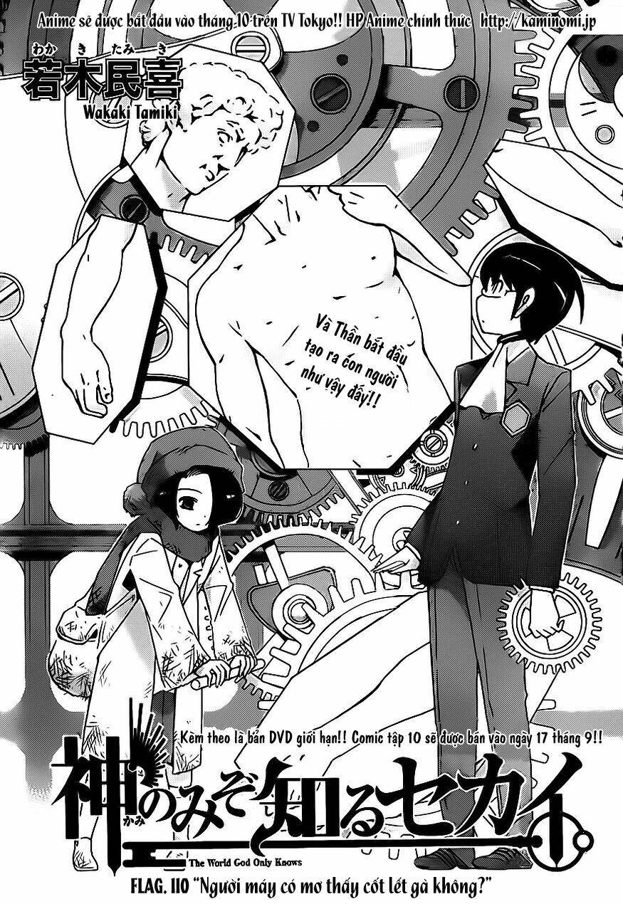 The World God Only Knows - Kami nomi zo Shiru Sekai Chapter 110 - Trang 2