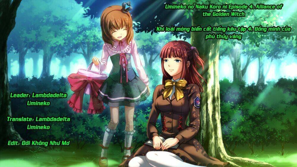 Umineko no Naku Koro ni Episode 4: Alliance of the Golden Witch Chapter 28 - Next Chapter 29