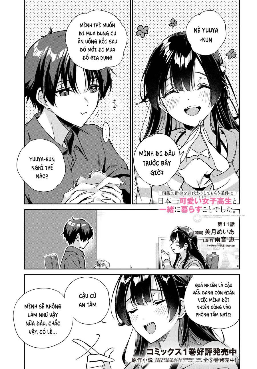 Ryoushin no Shakkin wo Katagawari shite morau Jouken wa Nihon Ichi Kawaii Joshikousei to Issho ni Kurasu koto deshita Chapter 11 - Trang 2