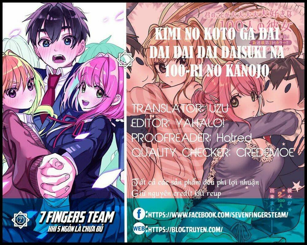 kimi no koto ga dai dai dai dai daisuki na 100-ri no kanojo chapter 3: yoshimoto-san - Next chapter 4: một chương chim chuột cực mạnh, ho