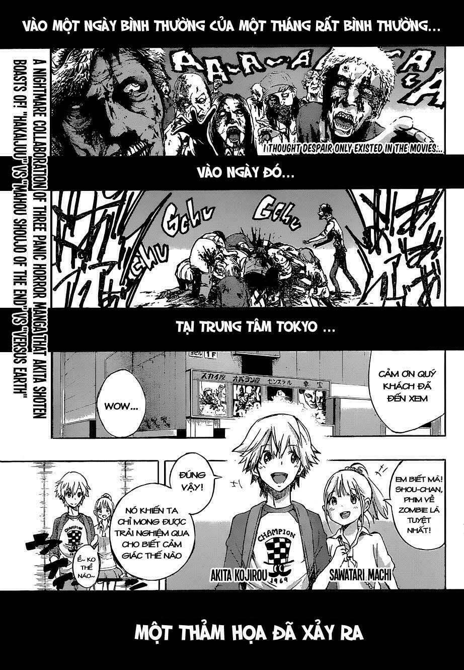 Mahou Shoujo Of The End Vs Hakaijuu Vs Versus Earth Chapter 1 - Trang 1