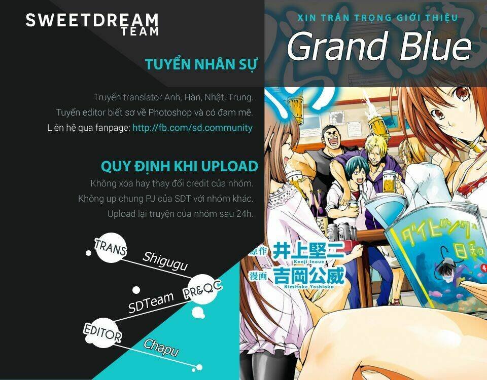 cô gái thích lặn - grand blue chapter 2 - Next chapter 3