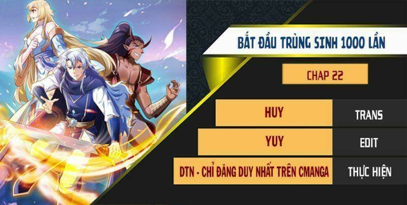 trọng sinh 1000 lần, ta vô địch chapter 22 - Next chapter 23