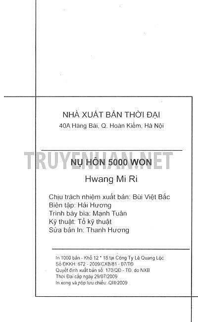 Nụ Hôn 5000 Won Chapter 8 - Trang 2