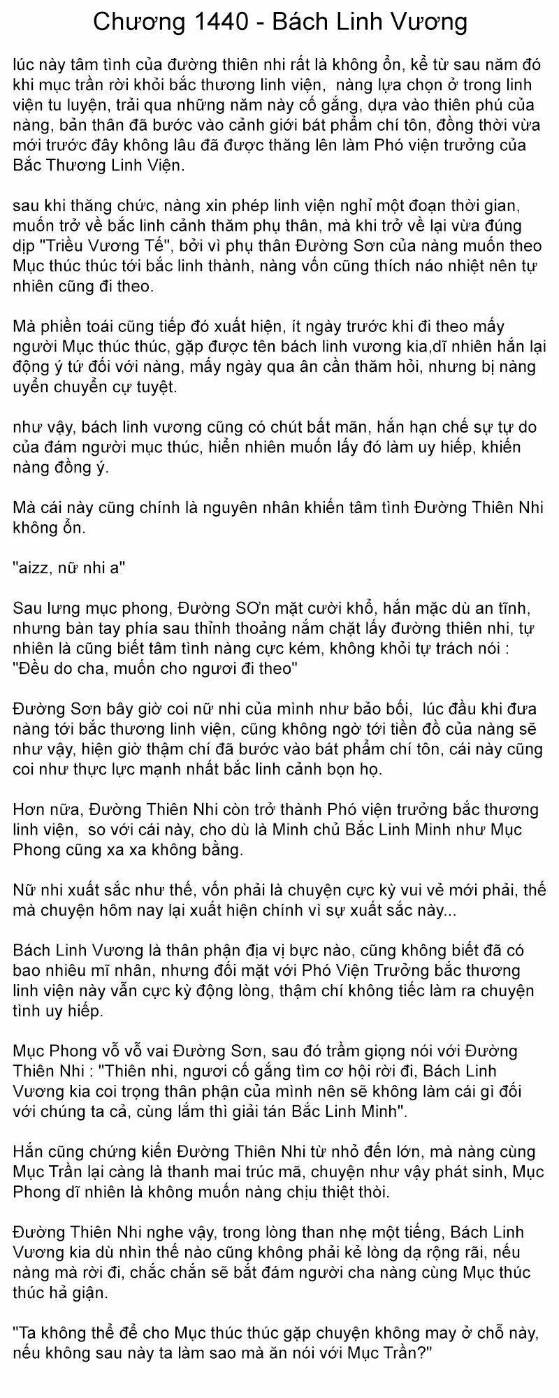 Đại chúa tể truyện chữ (bản dịch) Chapter 1440 - Trang 2