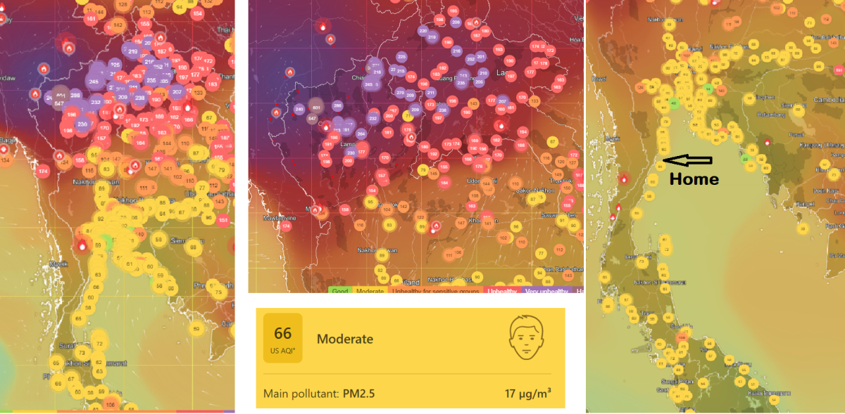 Chiang Mai Ranked Most Polluted City Globally Amid Fires
