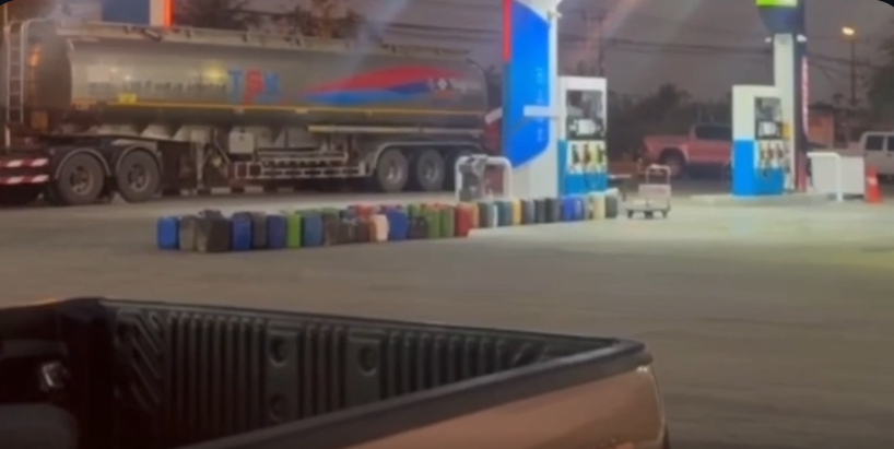 Fuel crisis deepens as drivers line up with jerry cans before sunrise