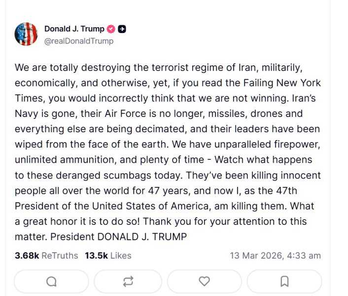 Intel report warns large-scale war ‘unlikely’ to oust Iran’s regime