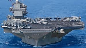 $13bn US supercarrier hit by fire, heads for repairs