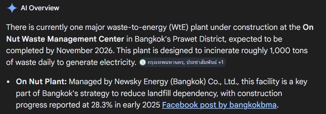 Bangkok Tests On Nut Waste-to-Energy Plant