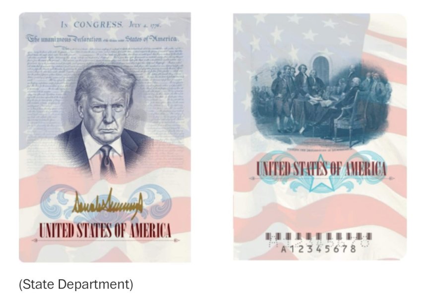 Trump Portrait to Feature in Limited-Edition U.S. Passports