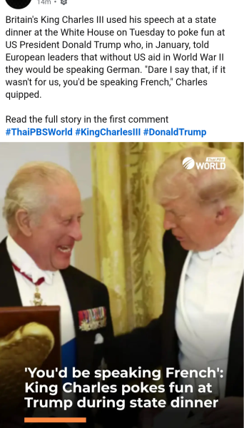 King Charles speech.