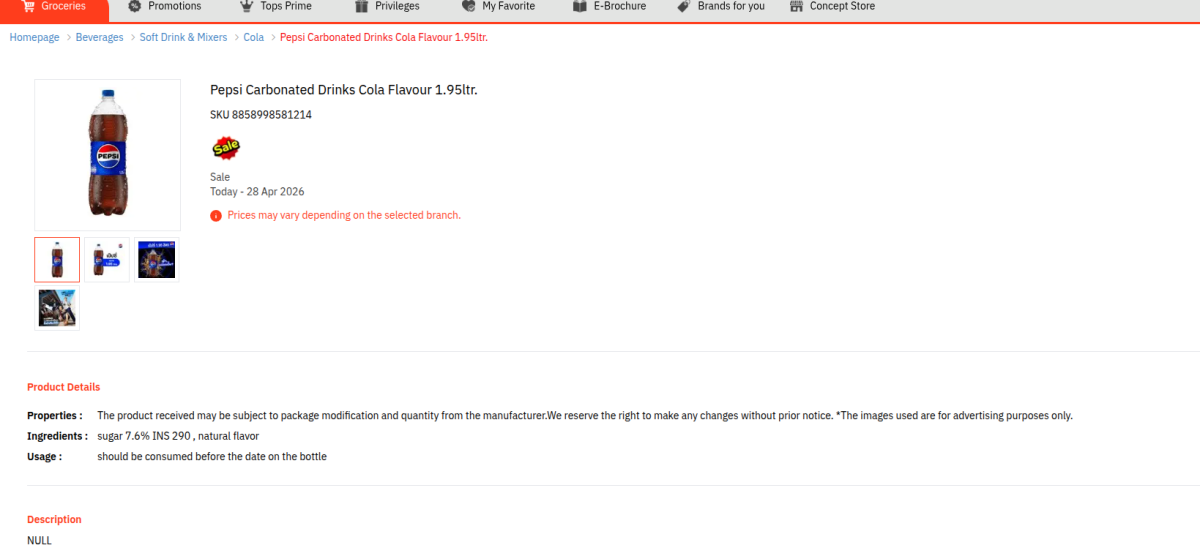 The end of Pepsi as we knew it!