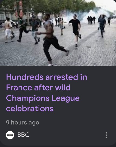 Hundreds Arrested After PSG Victory Sparks Chaos in France