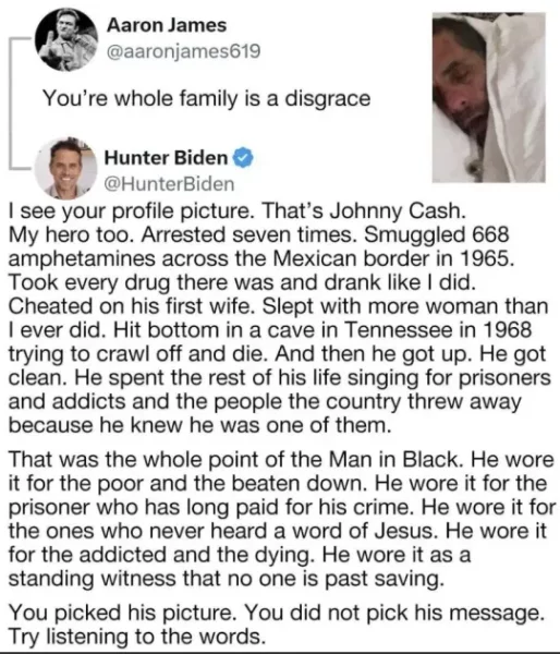 Hunter Biden Charms Followers With Social Media Return