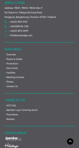 Hotel Areca opening date