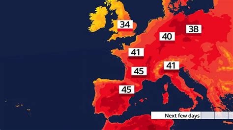 Europe bakes under red alerts as temperatures soar past 40C