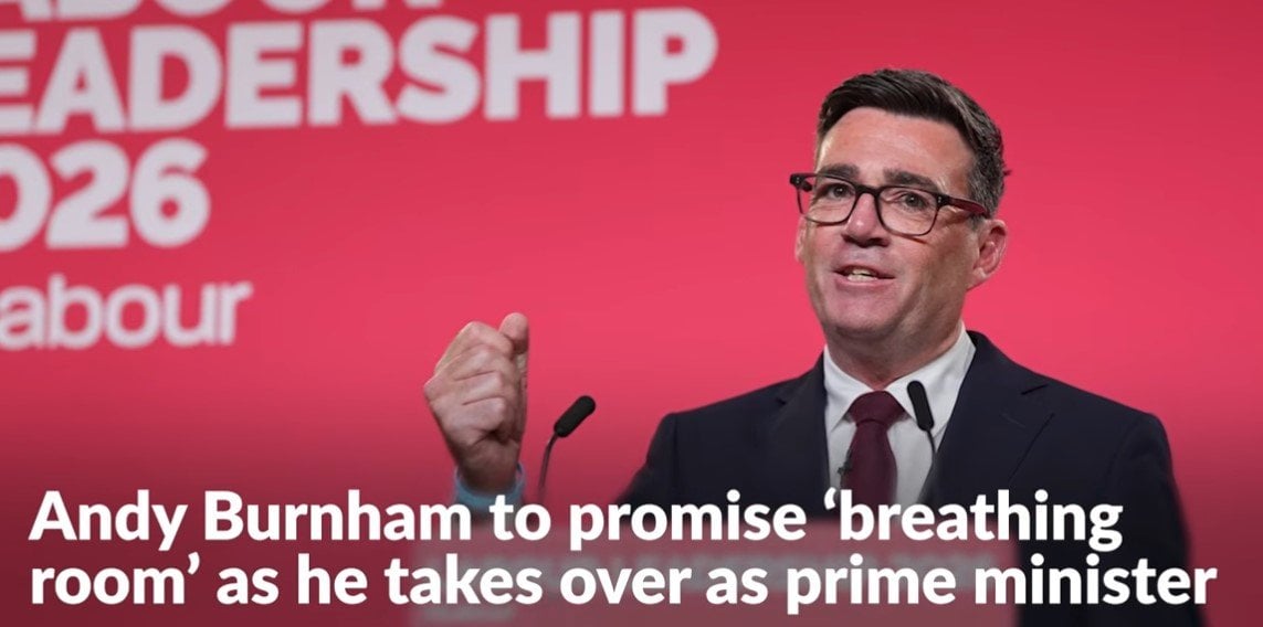 'More breathing room': Burnham unveils first promise as PM