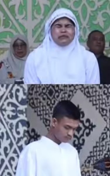 Couple Publicly Caned In Indonesia After TikTok Kiss Sparks Outrage
