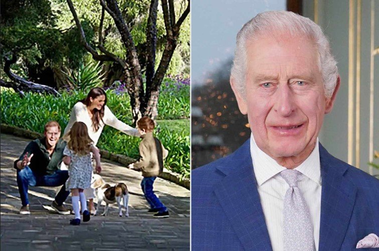 Prince Harry, Meghan and Children reunites with King Charles