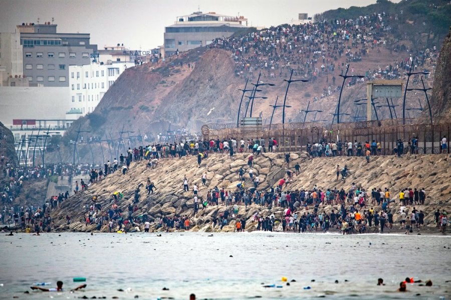 Almost 50,000 Migrants Flood Spanish Enclave of Ceuta