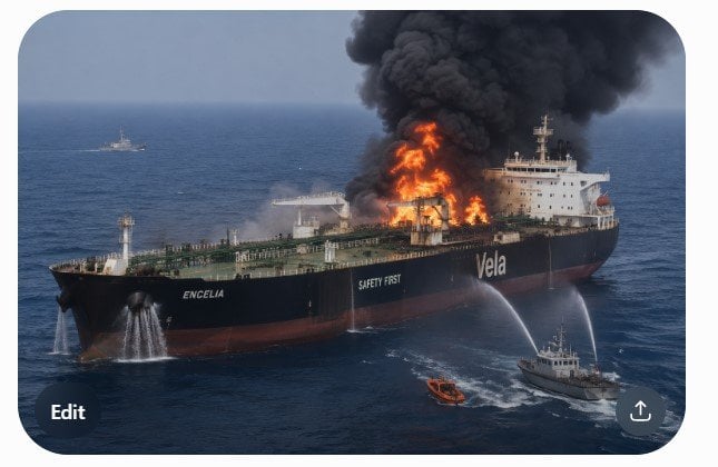 US launches 13th night of strikes Houthis attack two Saudi oil tankers