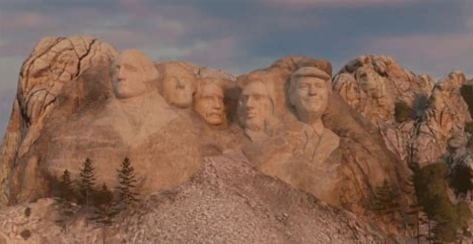 White House Floats Trump  face For Mount Rushmore At 250th Celebration