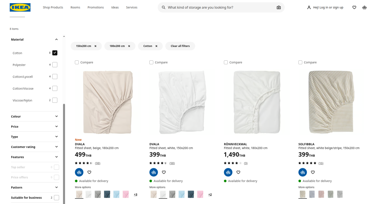 Do you consider colored bedsheets decadent and lower-class?