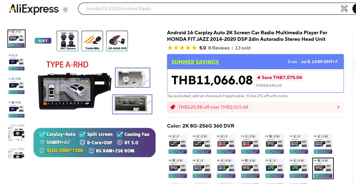 Car Camera System Installation in Pattaya