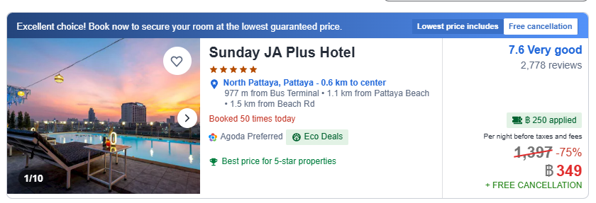 British Tourist Fined After Pattaya Hotel Dispute
